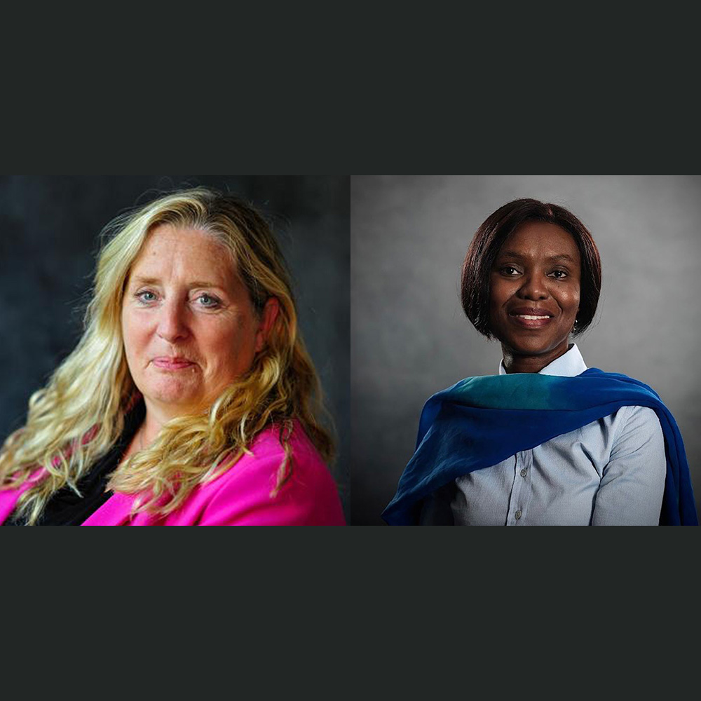 Dr Emma Elkington and Dr Irene Brew-Riverson